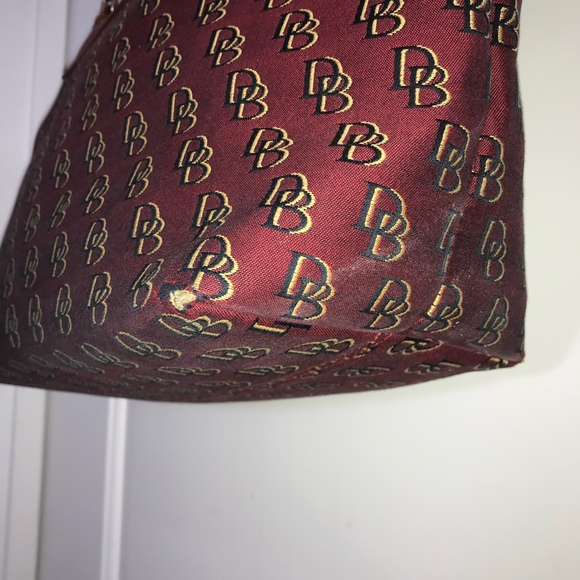 Dooney & Bourke Vintage Red Canvas - Picture 4 of 10